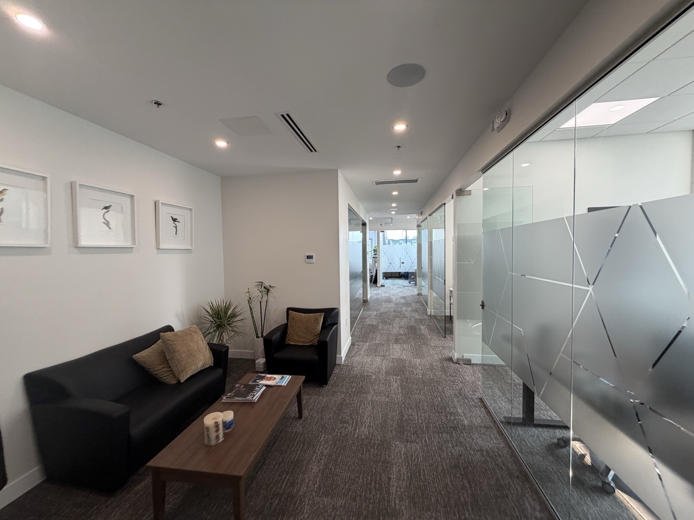 Waiting area for your clients